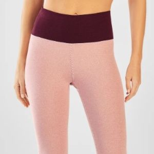 Fabletics High Waisted Statement Crop Leggings NWT